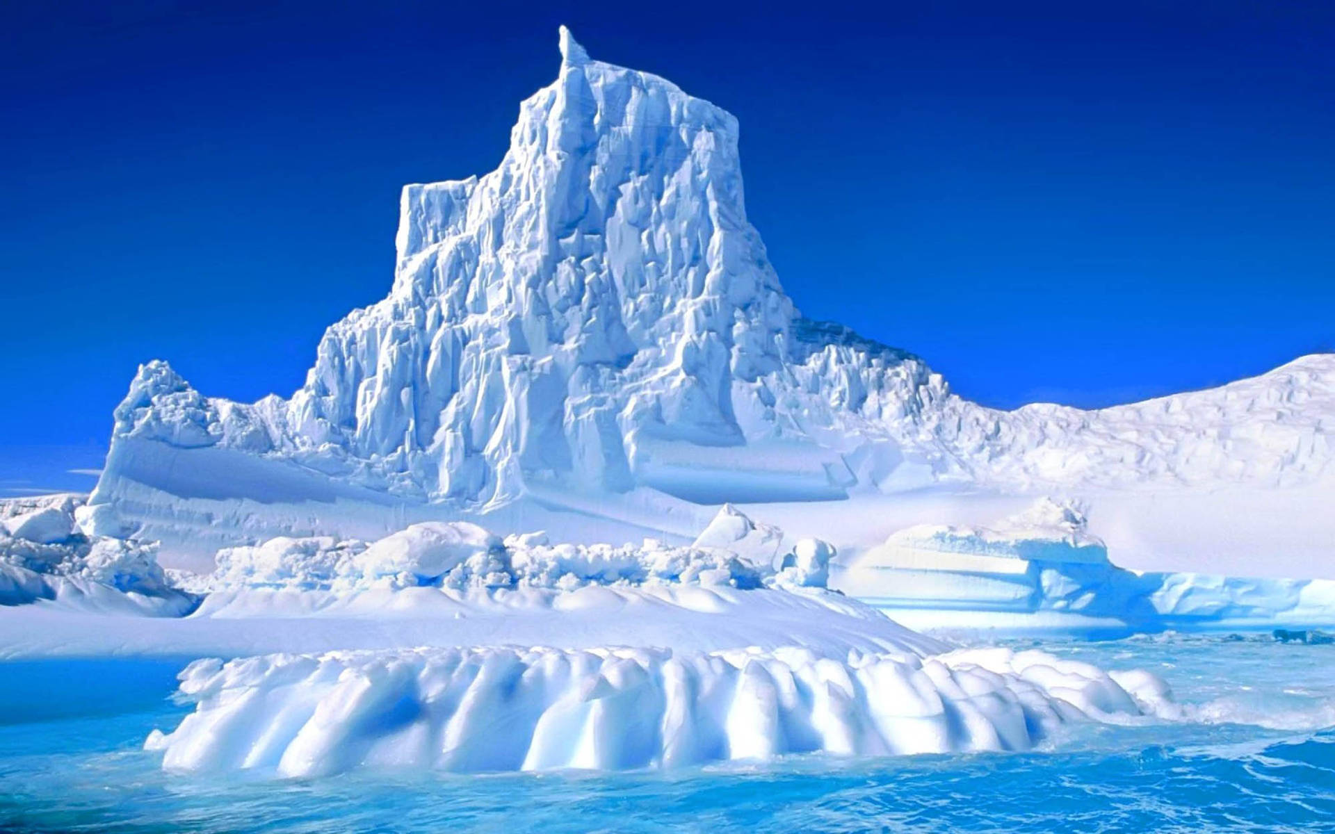 Montañade Glaciares Fríos. Fondo de pantalla