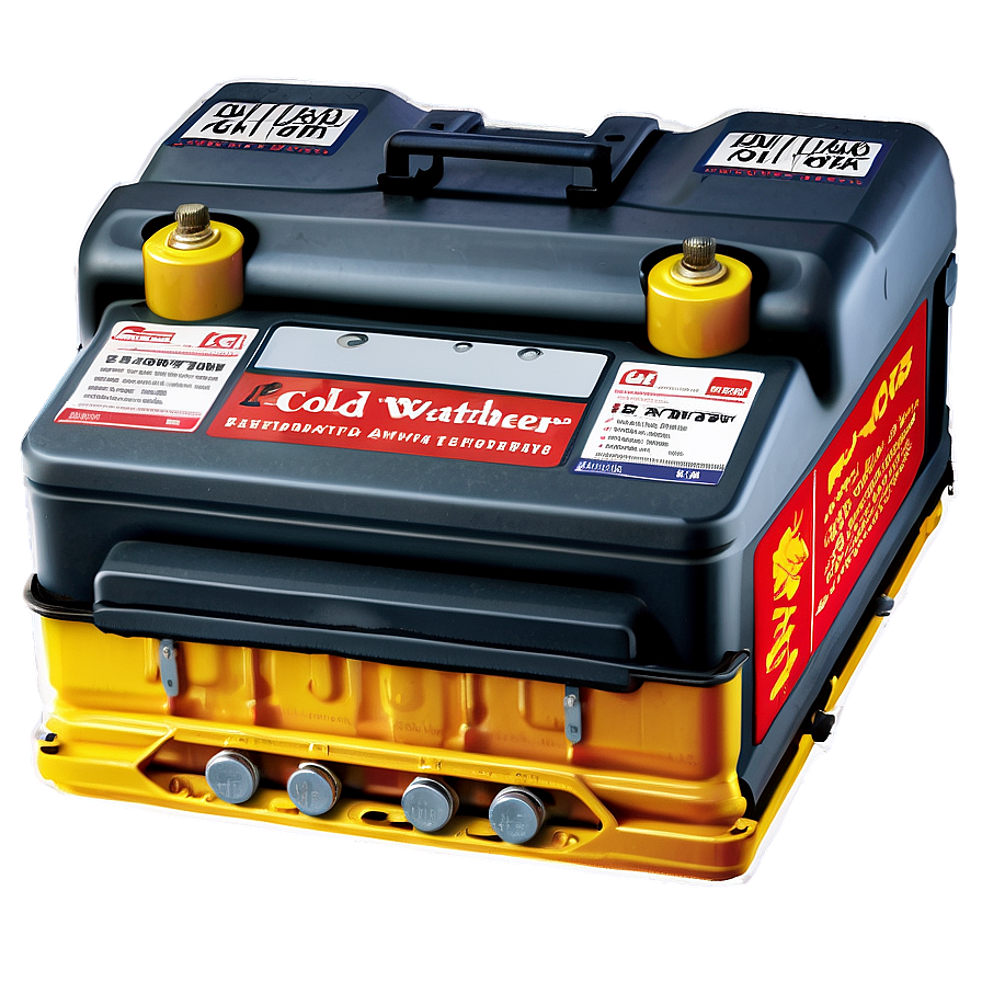 Cold Weather Car Battery Png 06132024 PNG