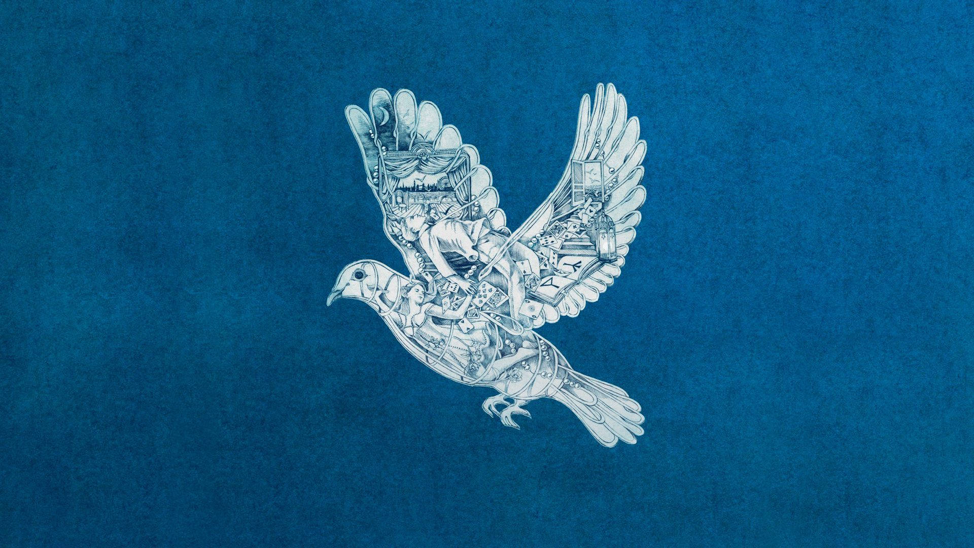 Coldplay Ghost Stories Dove Album Art Background