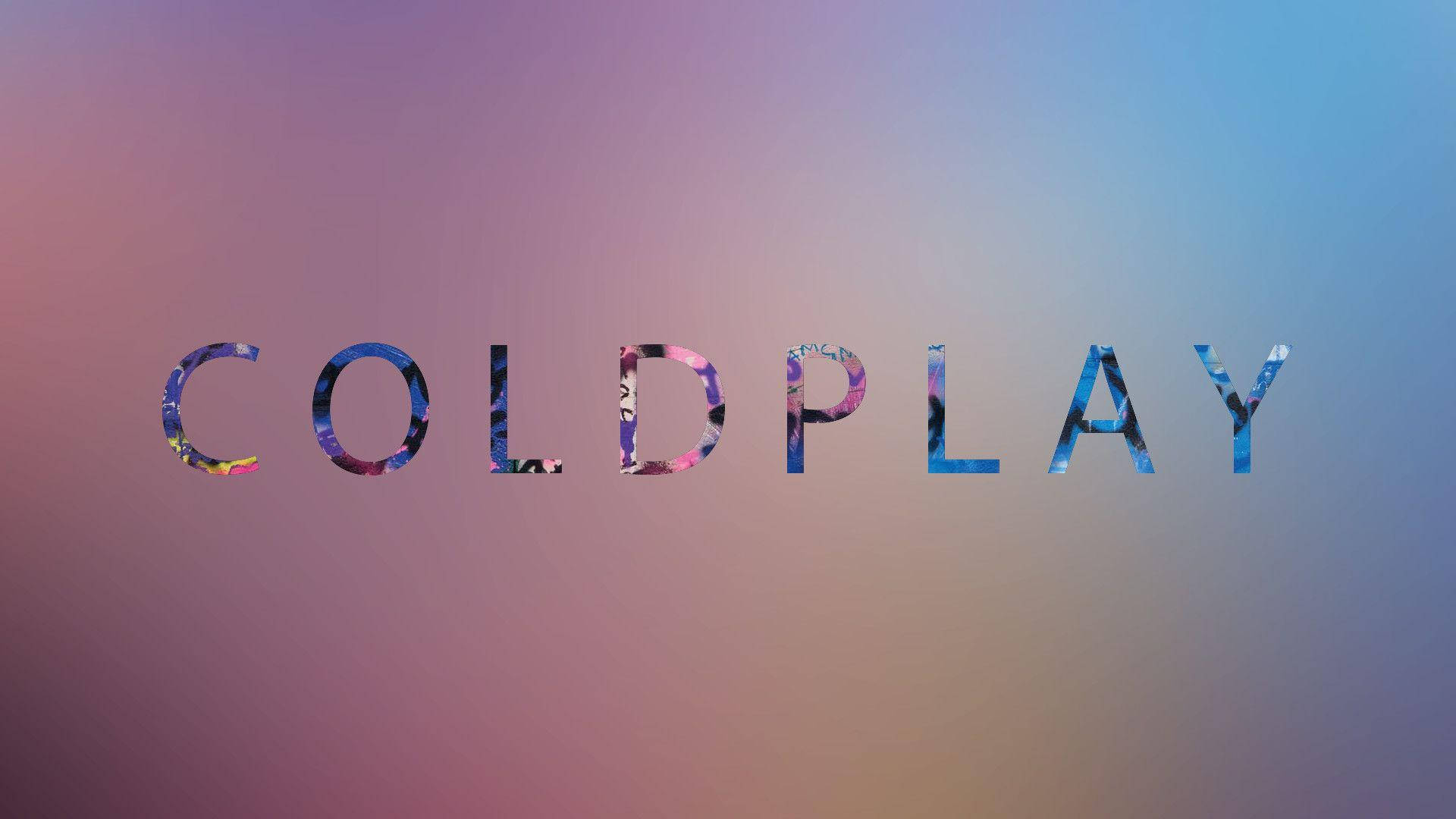 Coldplay Word Mask Art Background