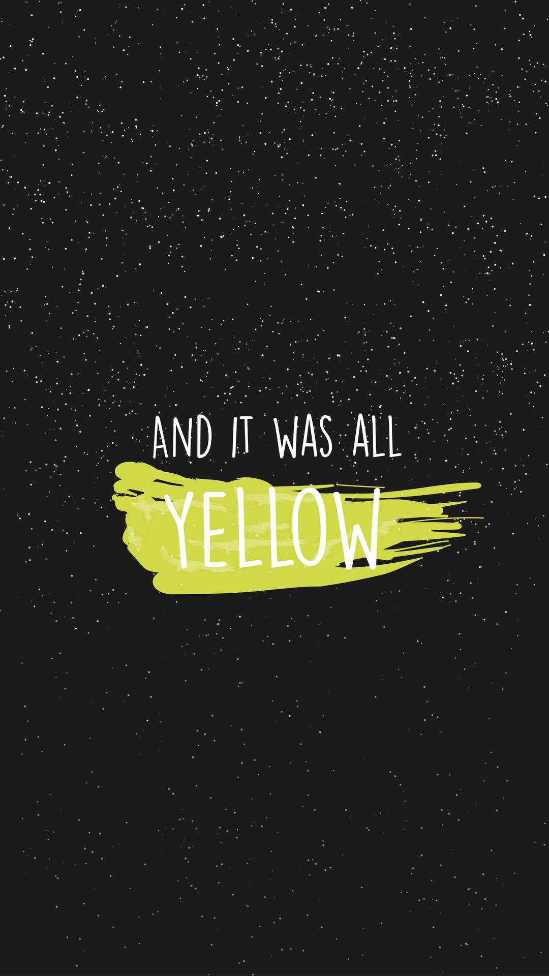 Coldplay Yellow Hd Iphone Hintergrundbild. Wallpaper