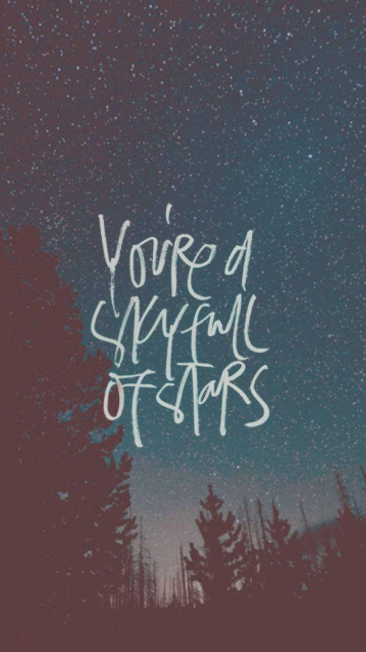 Coldplay You're A Sky Full Of Stars
