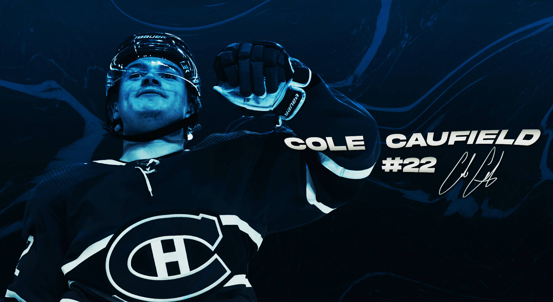 Cole Caufield Aesthetic Signed Poster Autograph Wallpaper