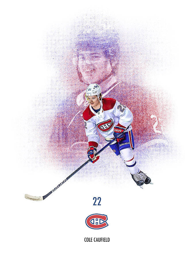 Cole Caufield Montreal Canadiens Poster Art Wallpaper
