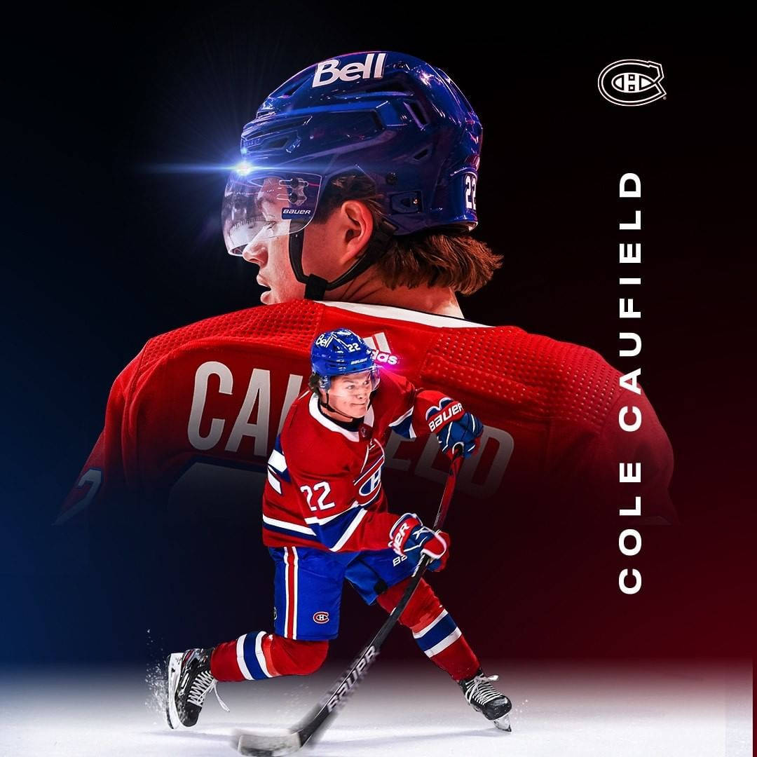Cole Caufield Team USA Hockey Plakat til din skrivebordsbaggrund Wallpaper