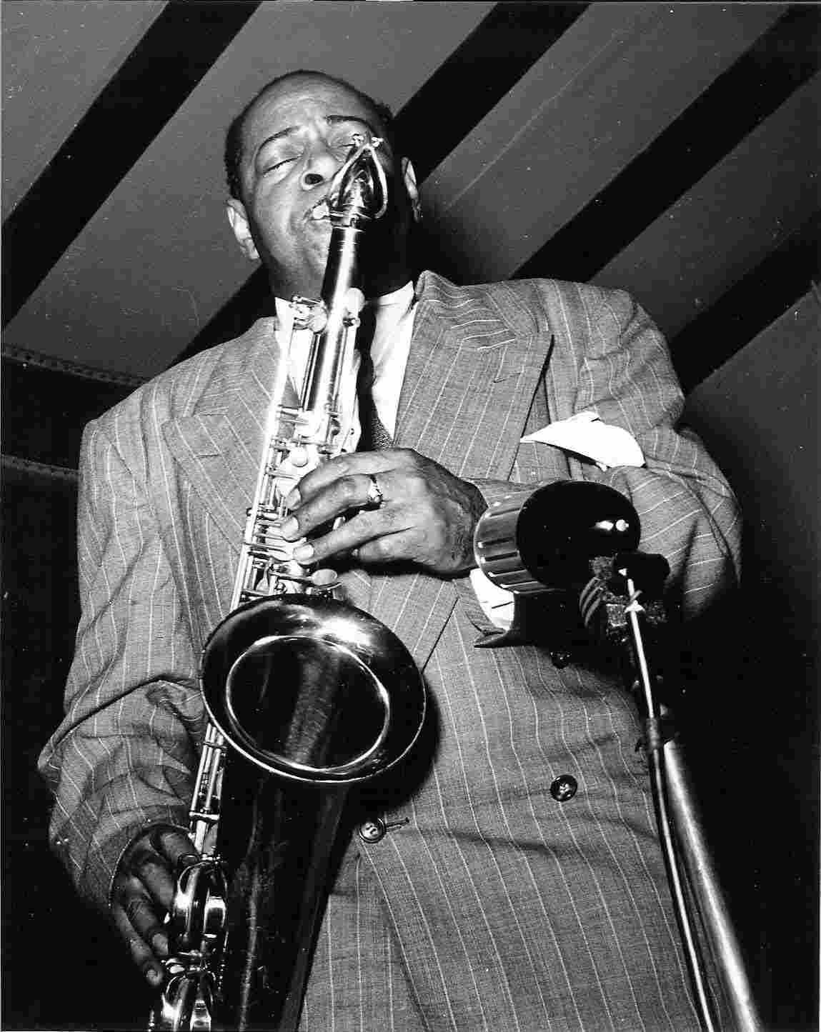 Coleman Hawkins Jazz Tenor Performance Wallpaper