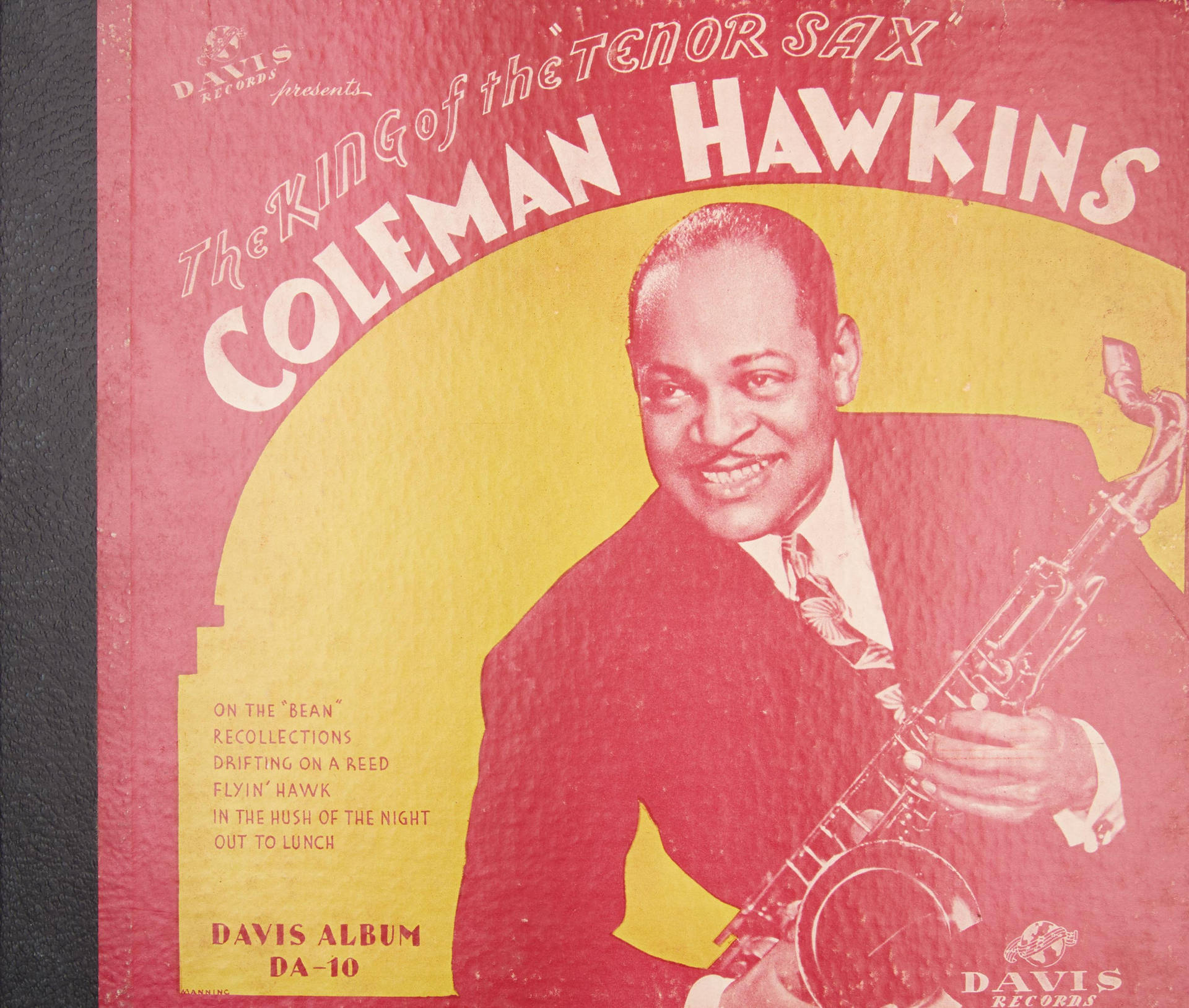Capado Álbum Coleman Hawkins King Of Tenor Sax. Papel de Parede