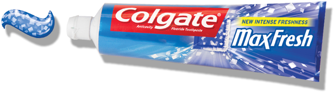 Colgate Max Fresh Toothpaste Tube PNG