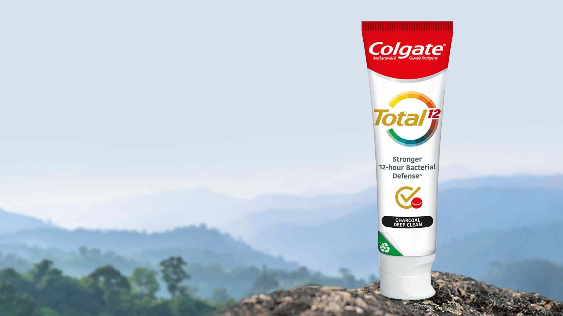 Colgate Total12 Toothpaste Outdoor Backdrop Wallpaper