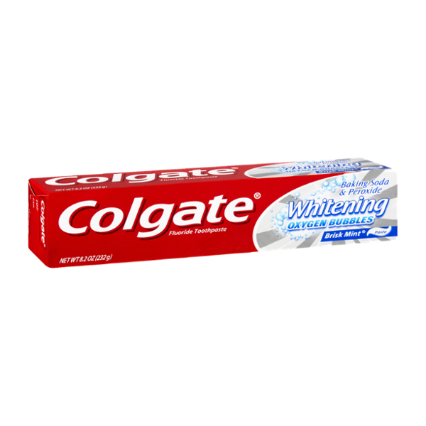 Colgate Whitening Toothpaste Packaging PNG