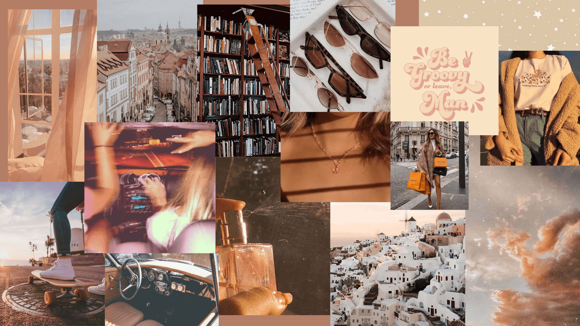 Rose Gold Aesthetic Collage Wallpaper by artsylizzy101 on DeviantArt