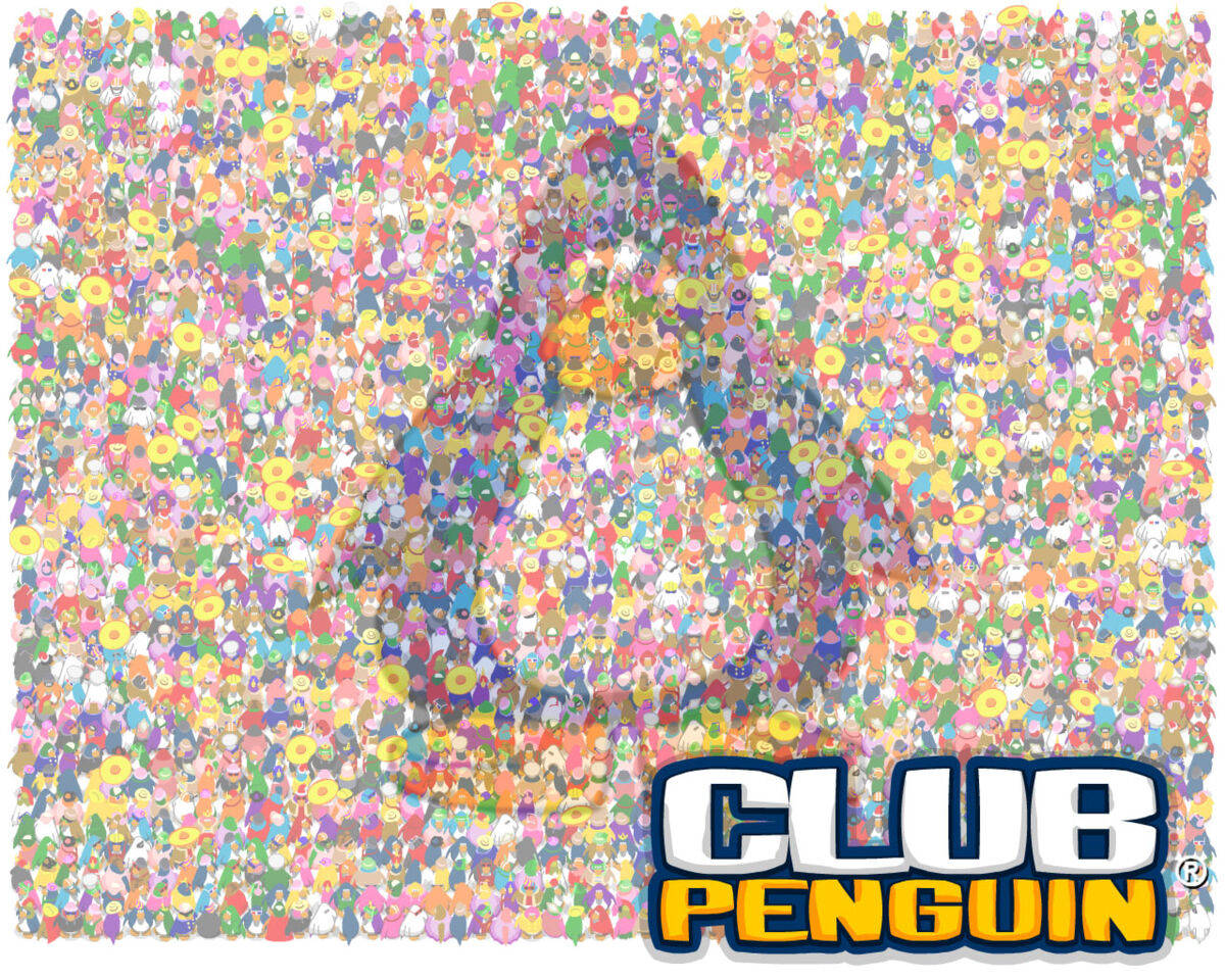 Collageav Club Penguin. Wallpaper