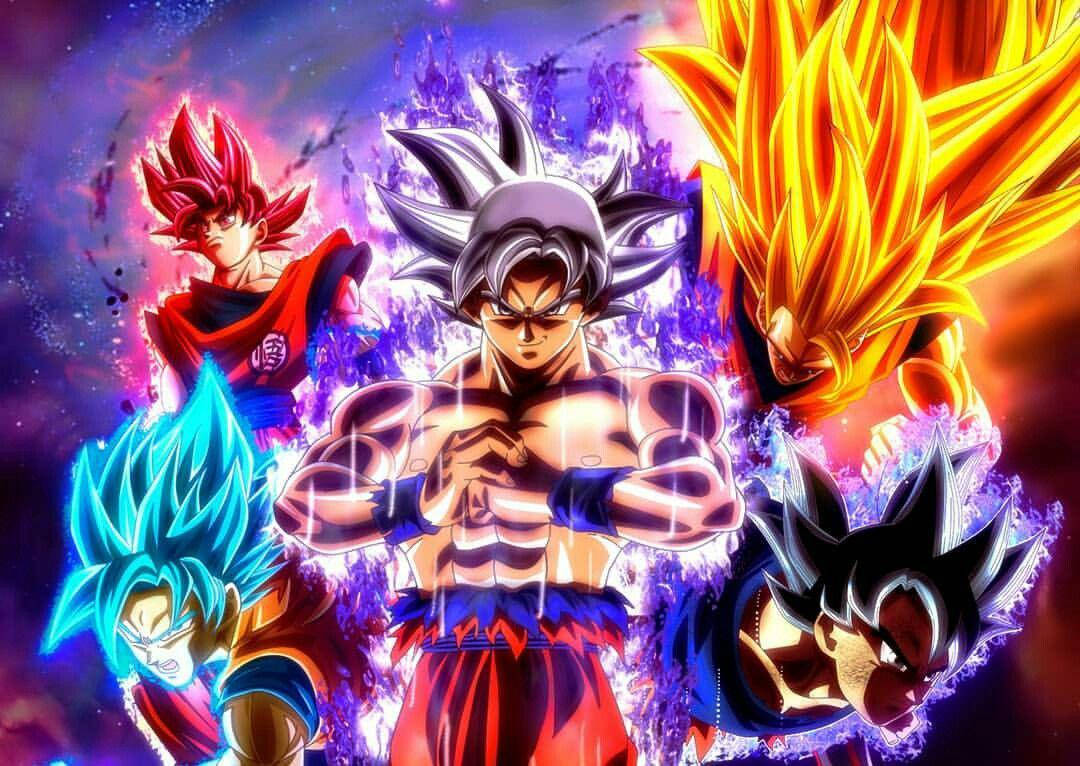 Collage Of Goku Ultra Instinct