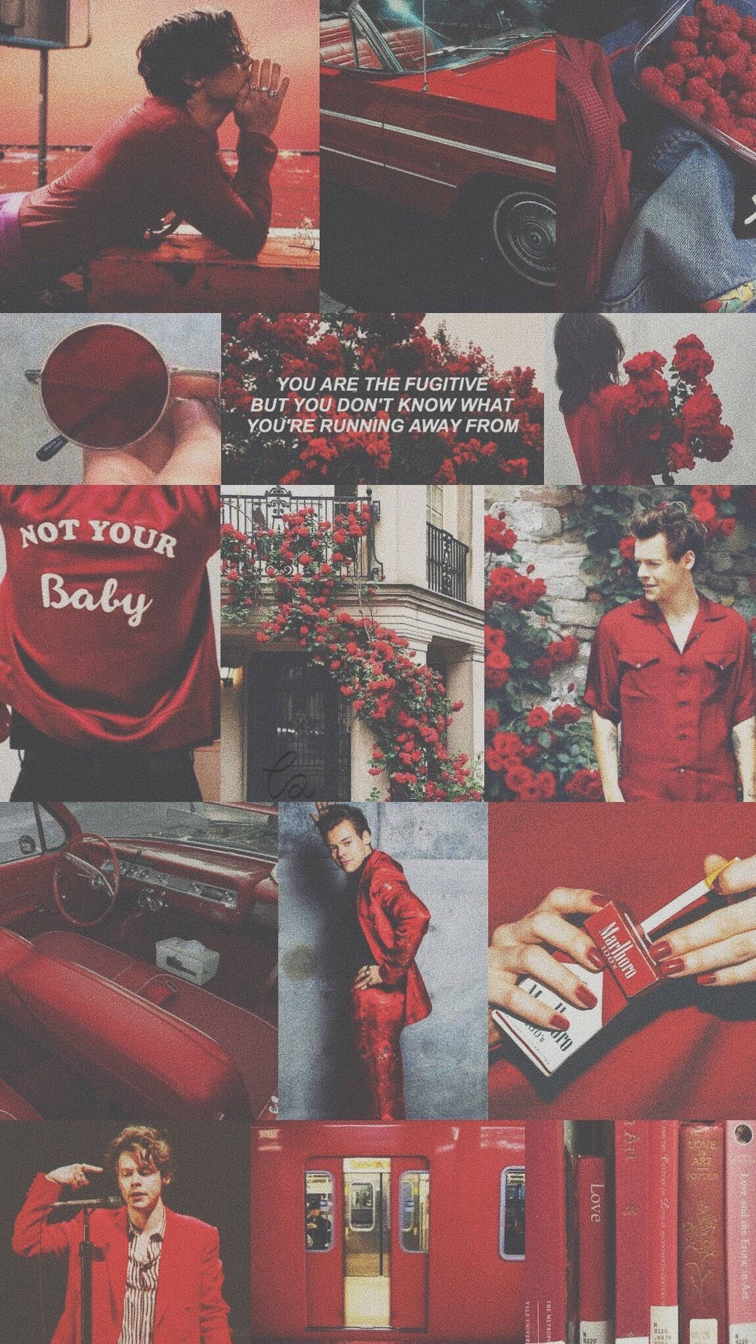 Collage Photo Of Harry Style Aesthetic Wallpaper