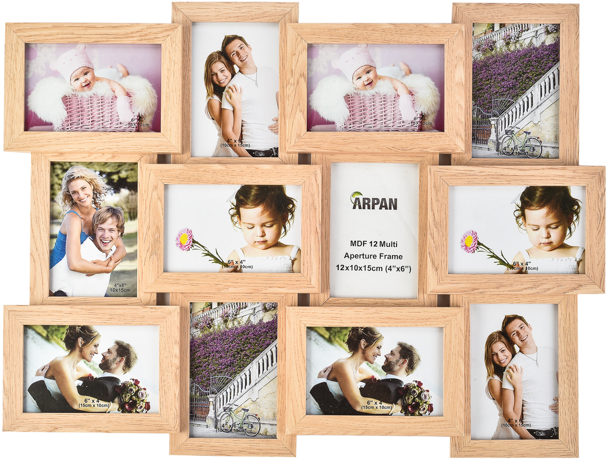 Collageof Memories Wooden Frames PNG