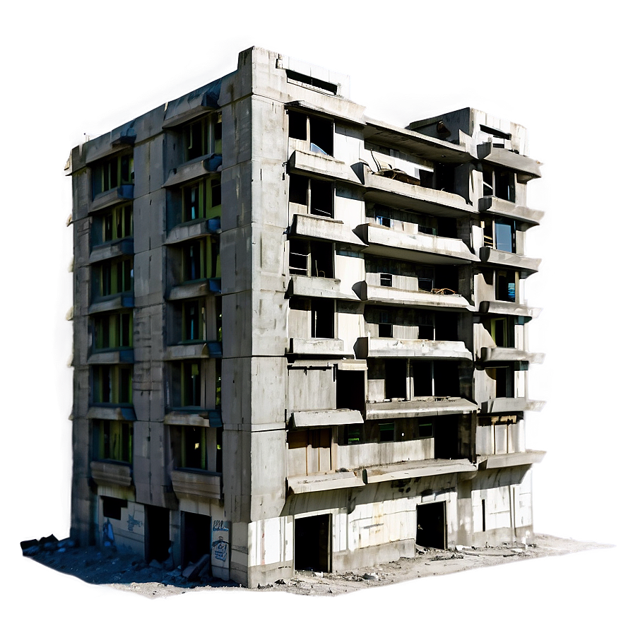 Collapsing Concrete Building Png 87 PNG