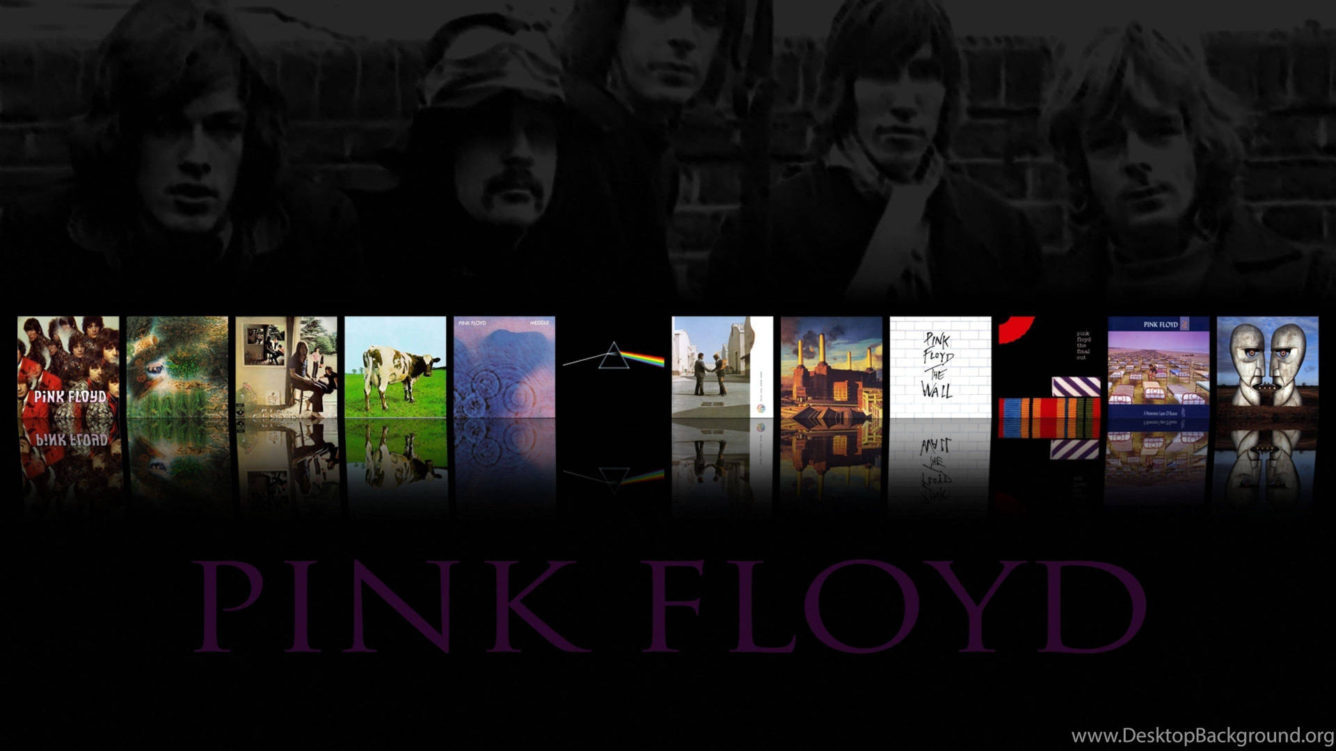 Collection Of Pink Floyd Albums Wallpaper