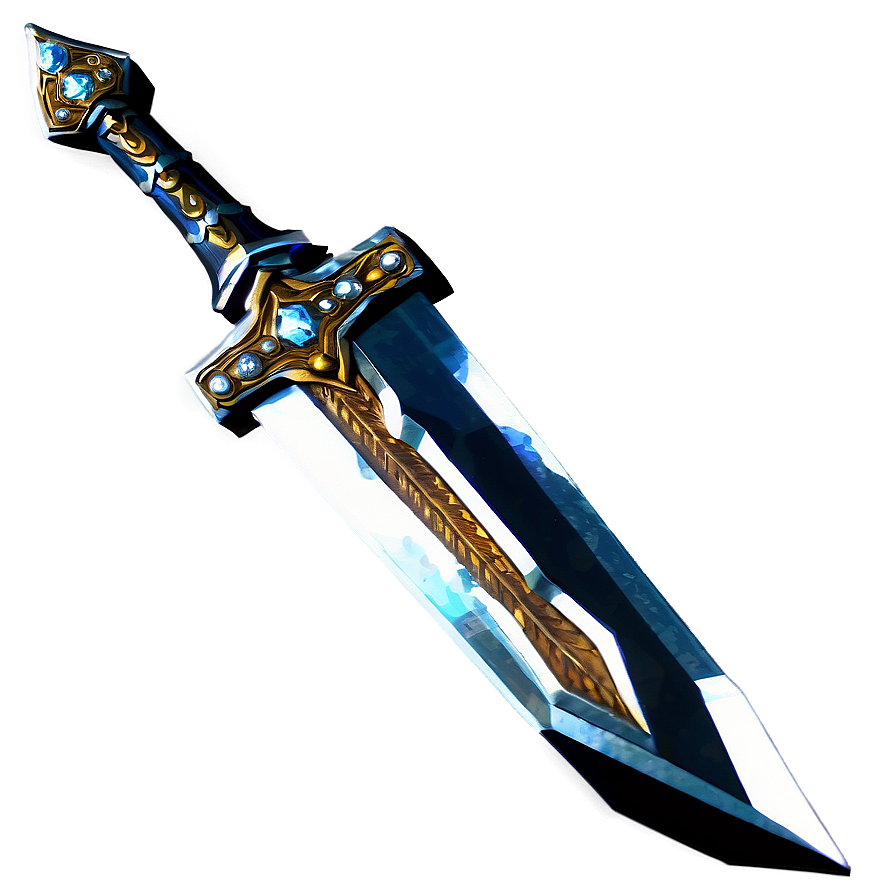 Collector's Diamond Sword Png 05252024 PNG