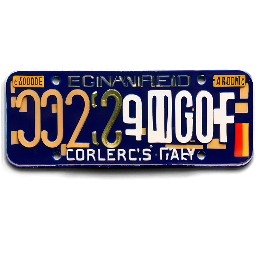 Collector's Edition License Plate Png Qwc19 PNG