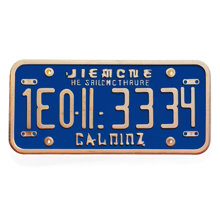 Collector's Edition License Plate Png Tqr75 PNG