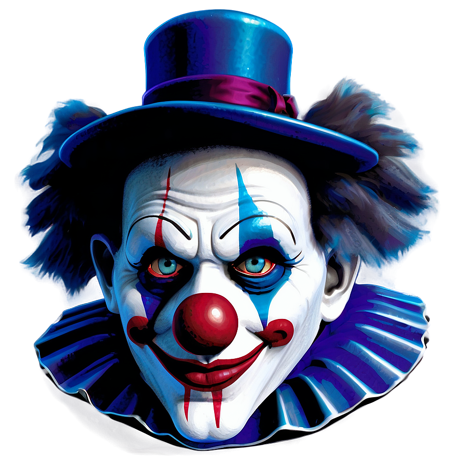 Collector’s Clown Mask Png 06212024 PNG