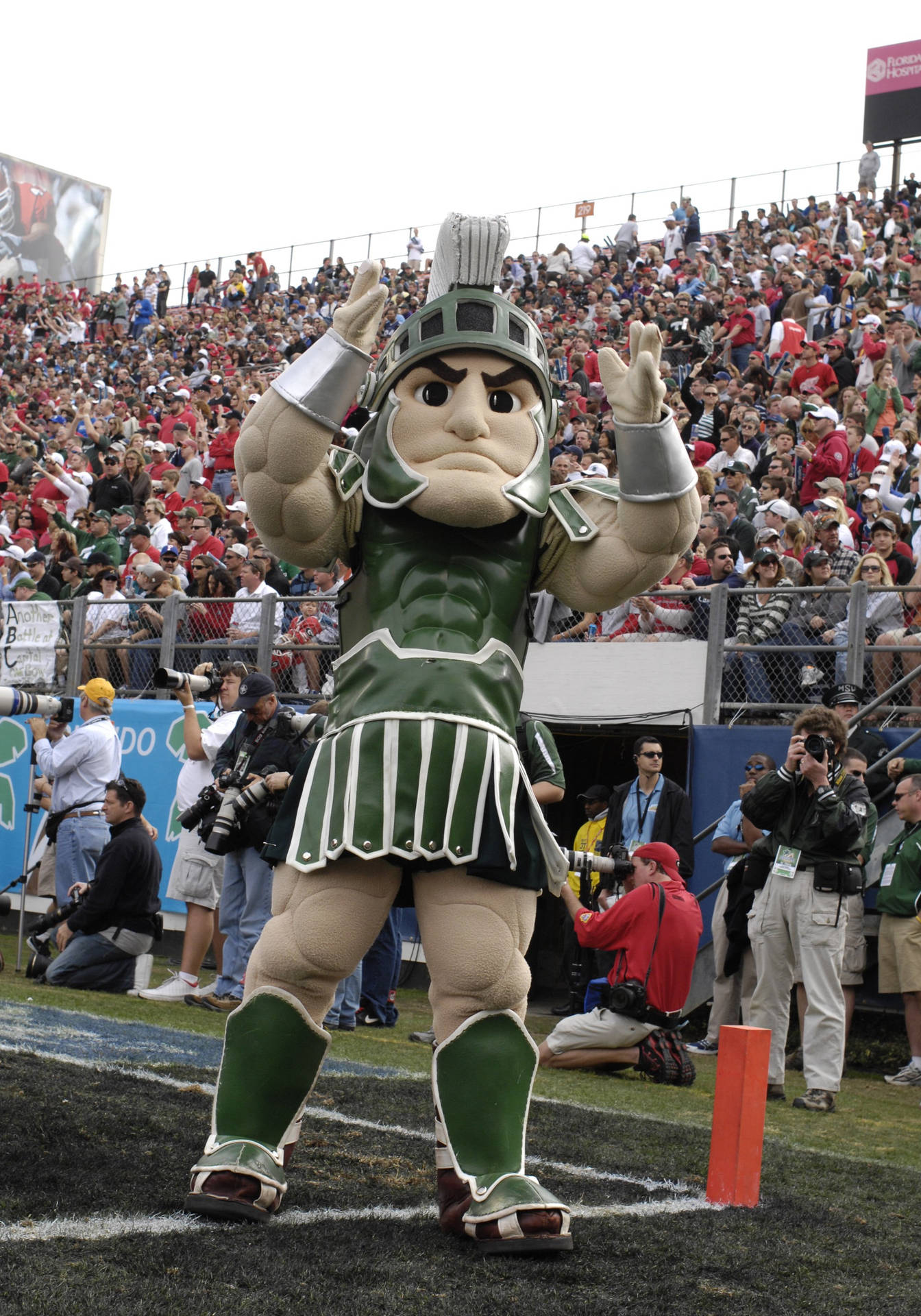 College Football Gladiator Mascot Picture