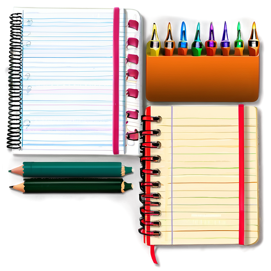 College Ruled Notebook Png Qqi PNG