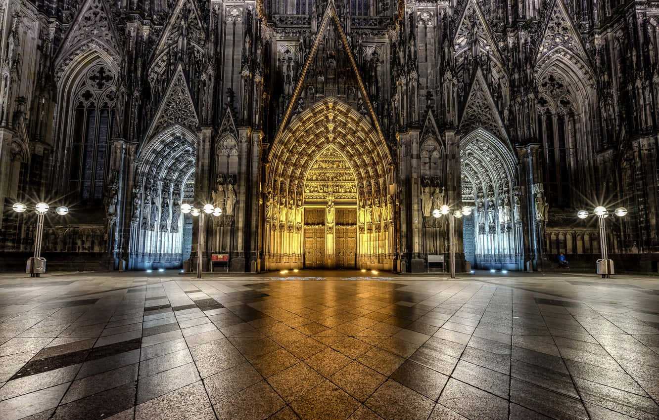Cologne Cathedral Layout Wallpaper