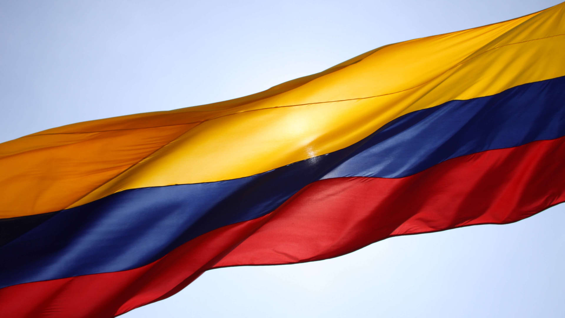 Colombia Flag Aesthetic Wallpaper