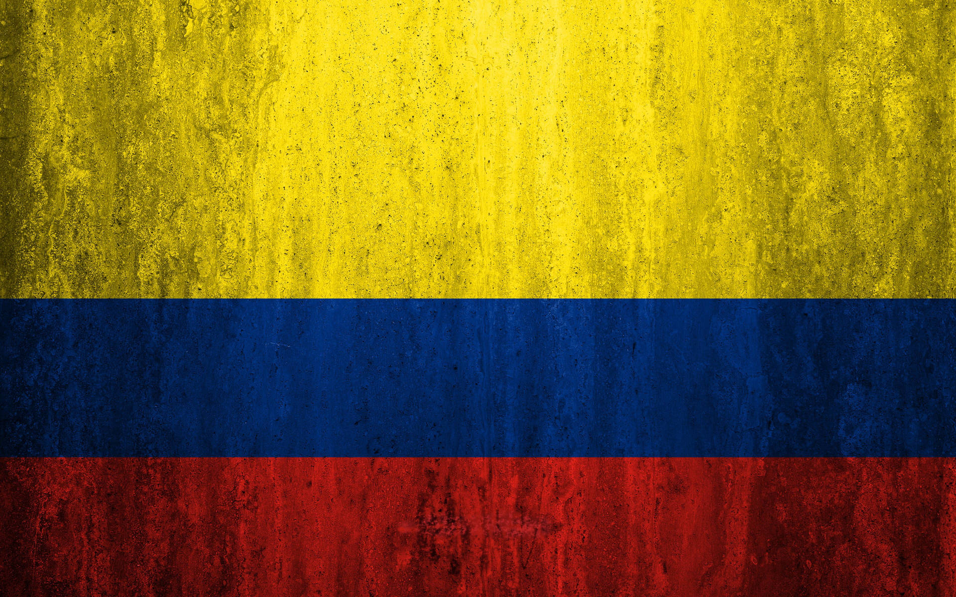 Kolumbiensflagga I Svart Fläckkonst. Wallpaper