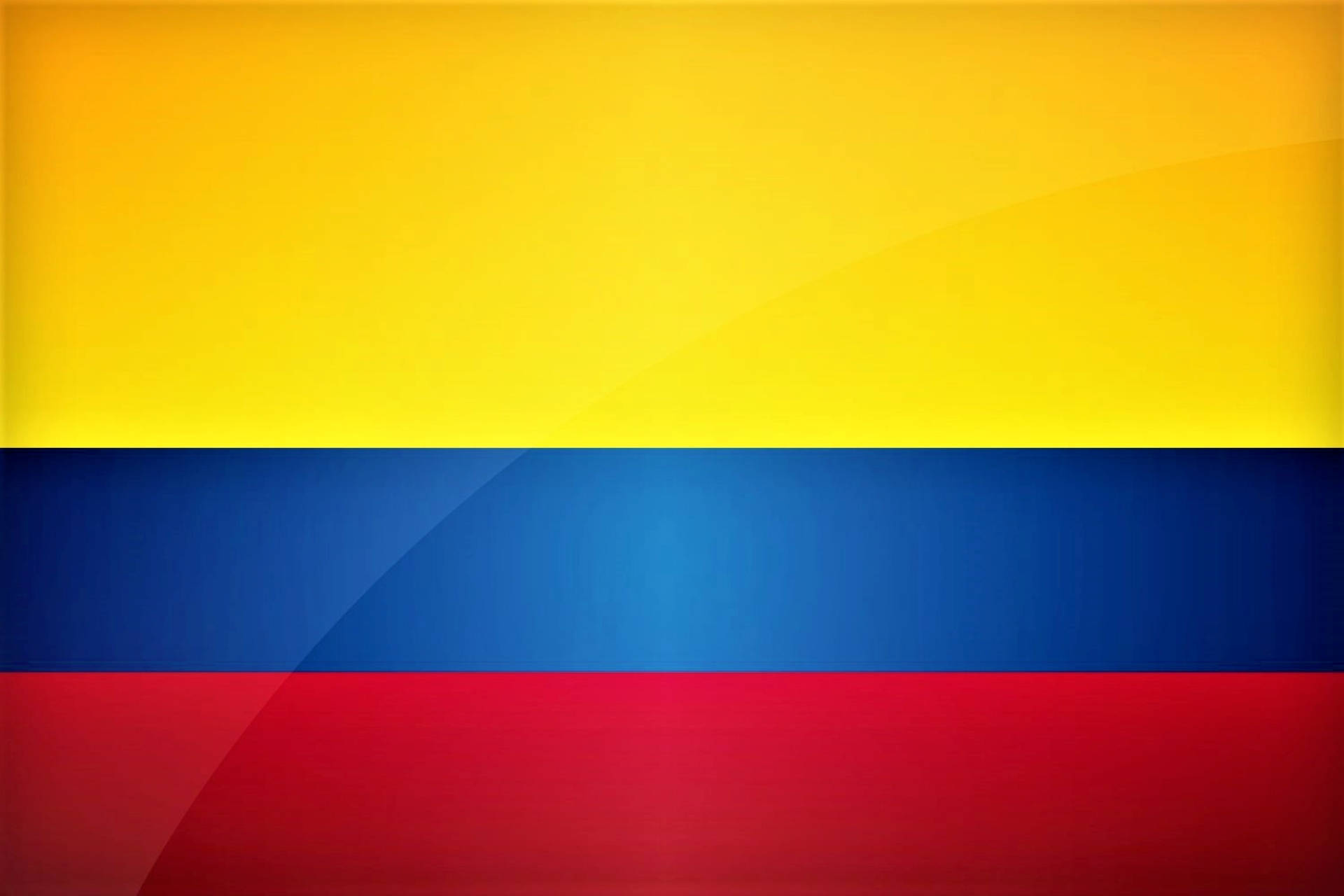 Farbender Kolumbianischen Flagge Wallpaper