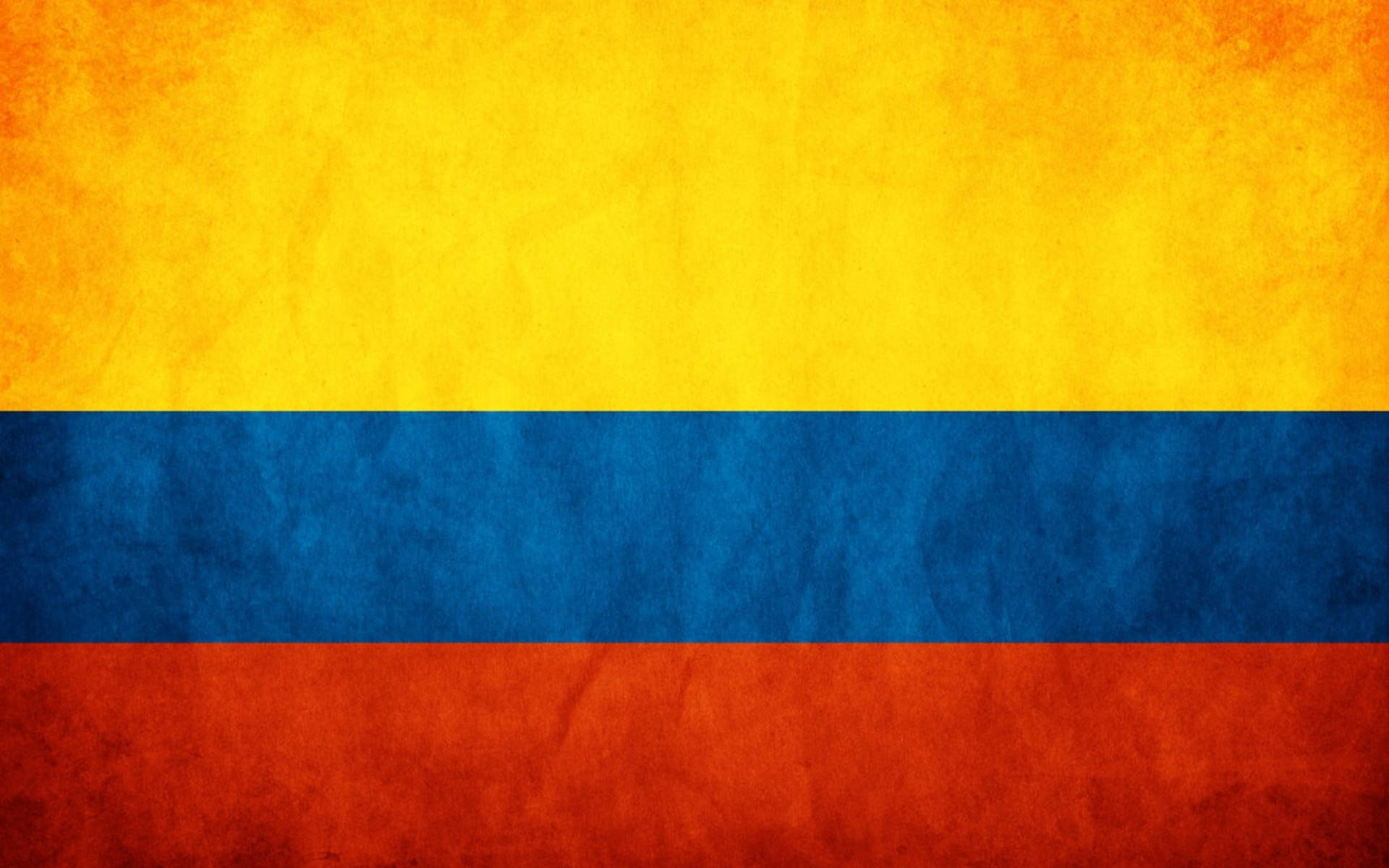 Colombia Flag Textured Art Wallpaper