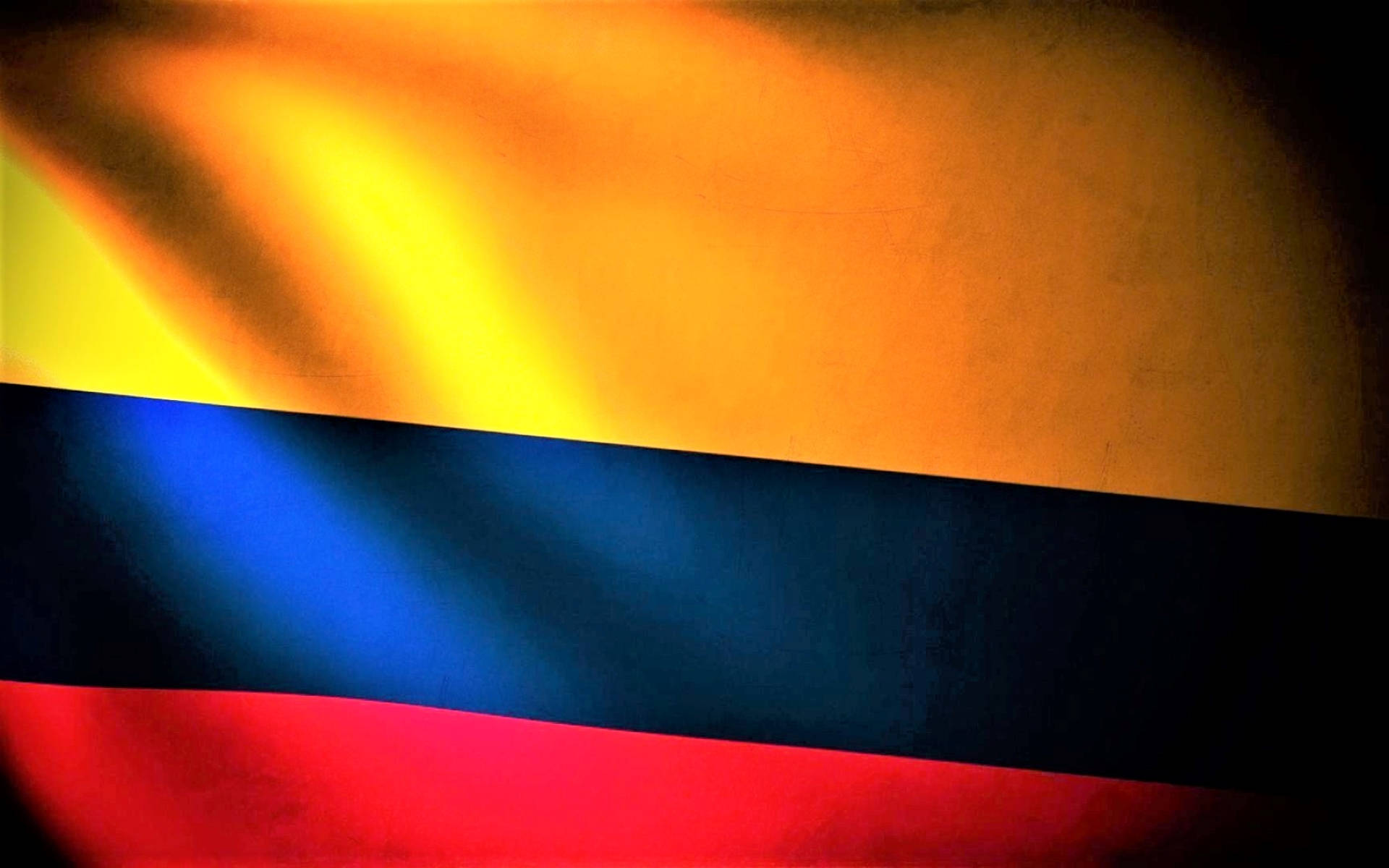 Colombia Flag Vignet Wallpaper
