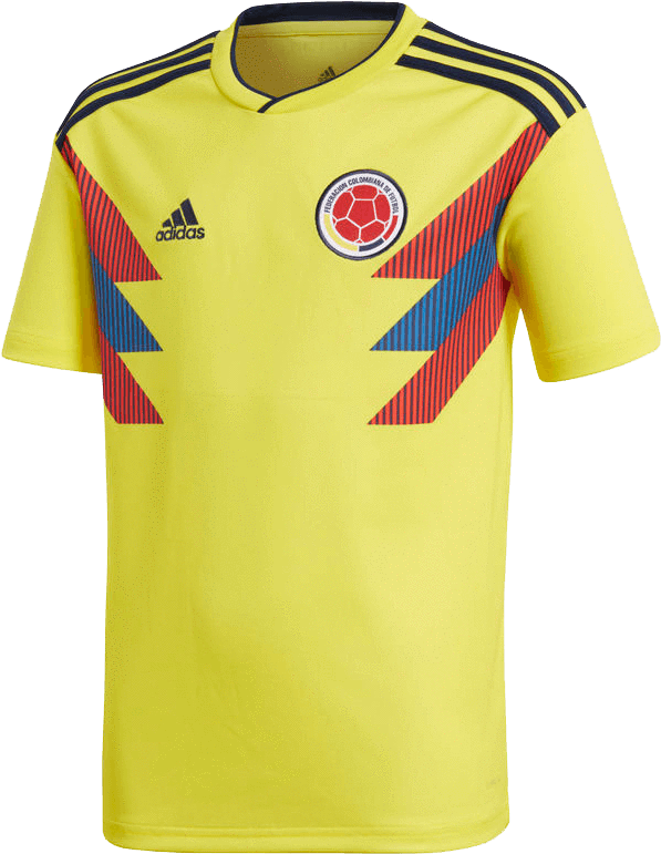 Colombia National Football Jersey Adidas PNG