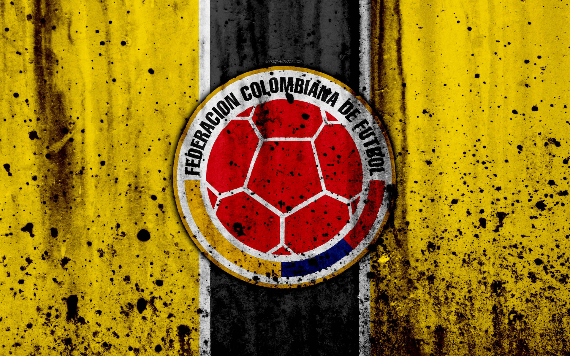 Logo of the Colombia National Football Team Wallpaper