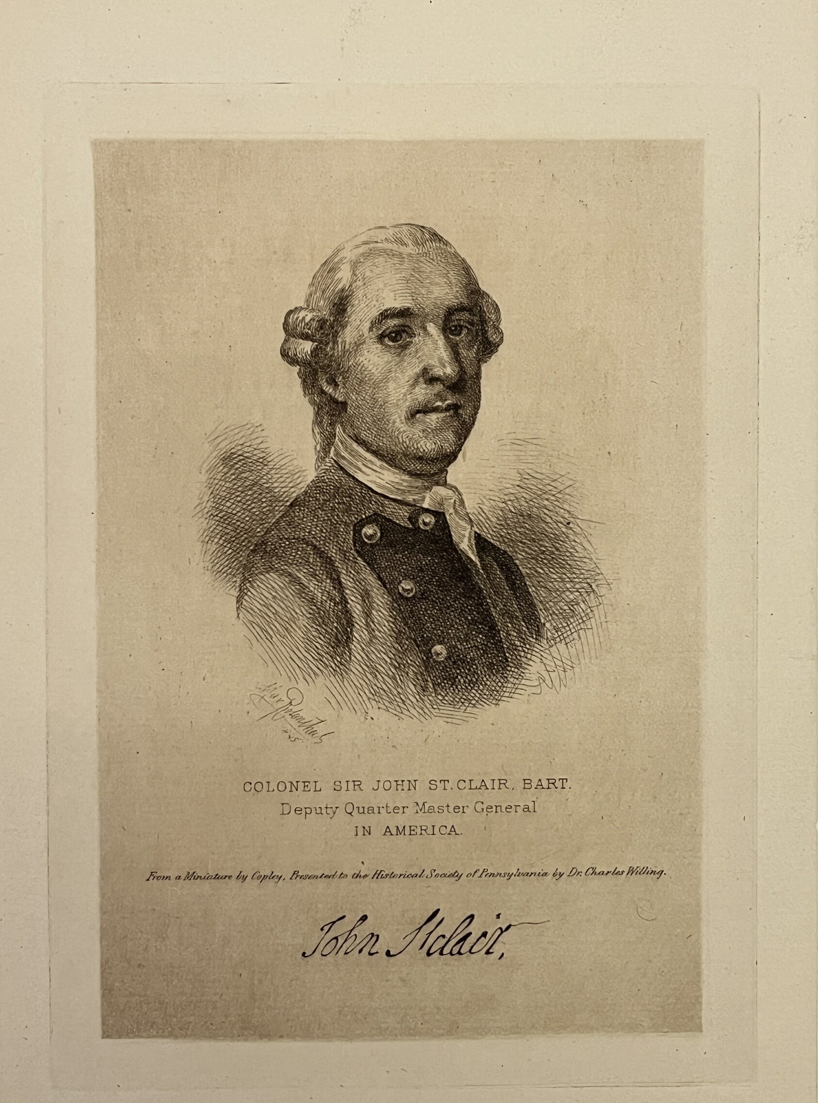 Colonel John St. Clair Bart Wallpaper