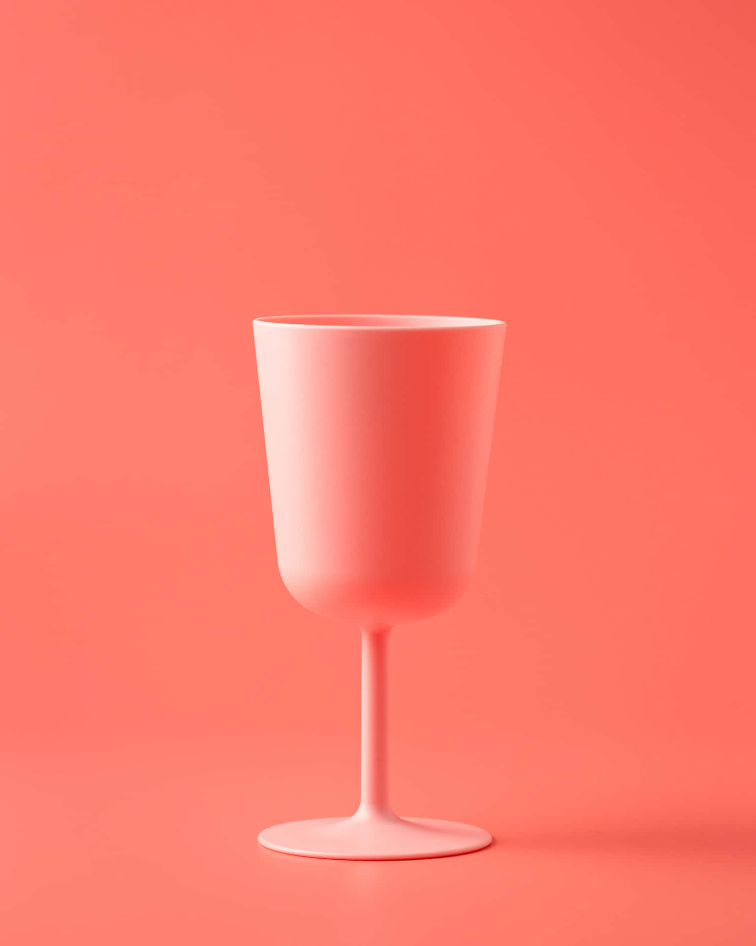 Pink Goblet Color Background