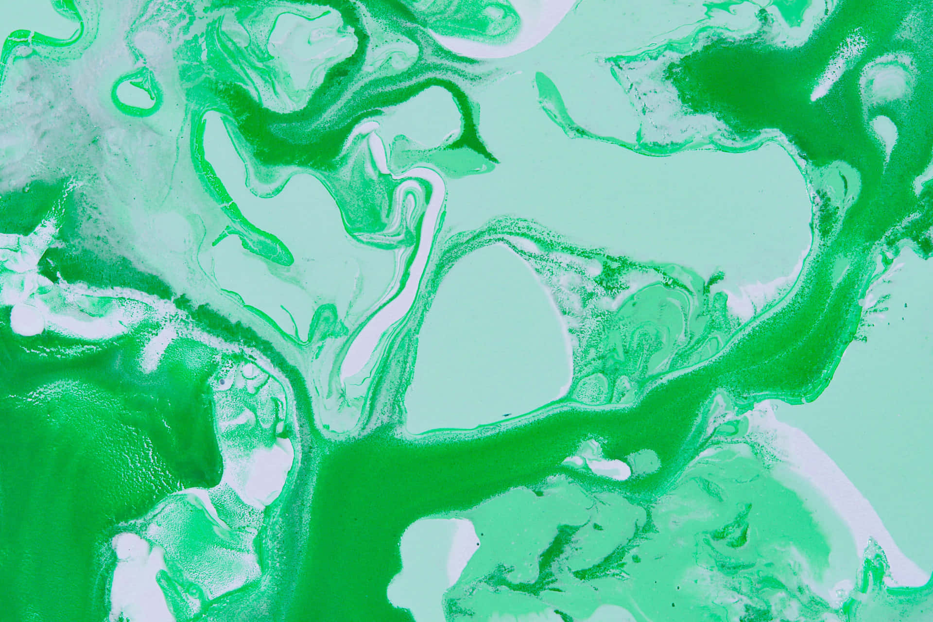 Green Liquid Marble Color Background
