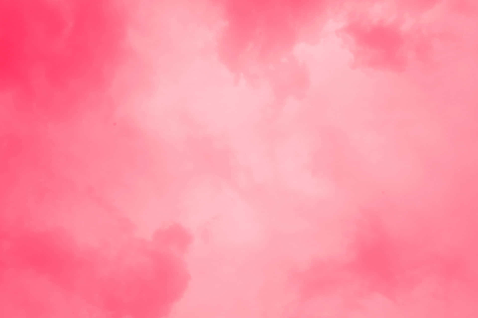 Fondode Color Rosa Chicle Con Nubes