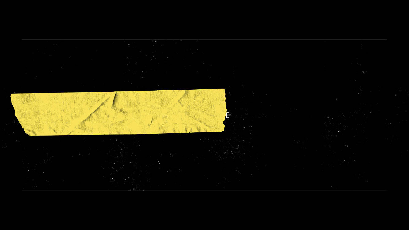 Color Black With Yellow Tape Twitter Header Wallpaper