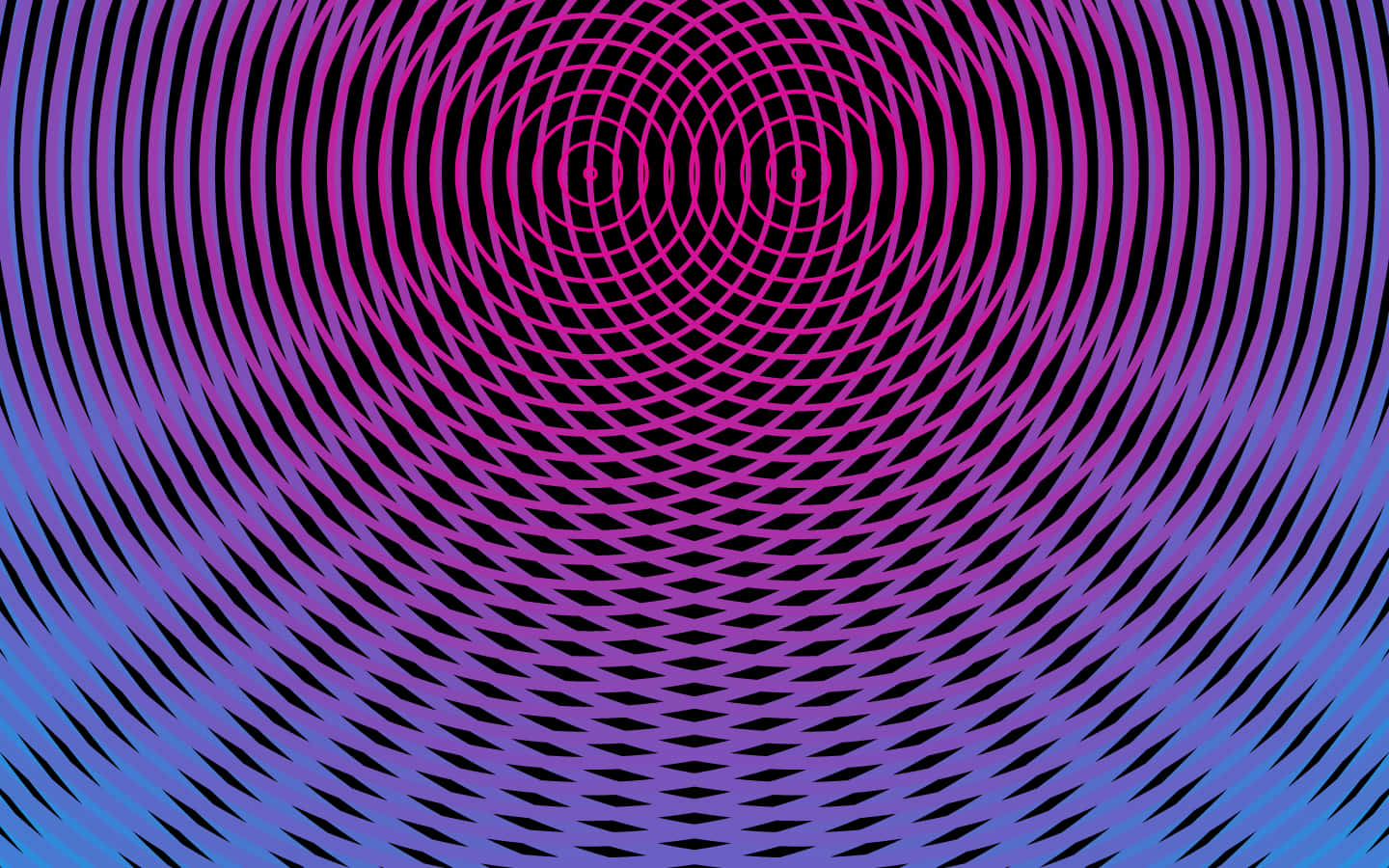 Violet Bright Color Illusion Picture