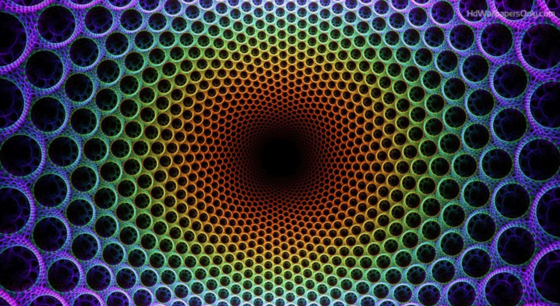 Optical Art Color Illusion Picture