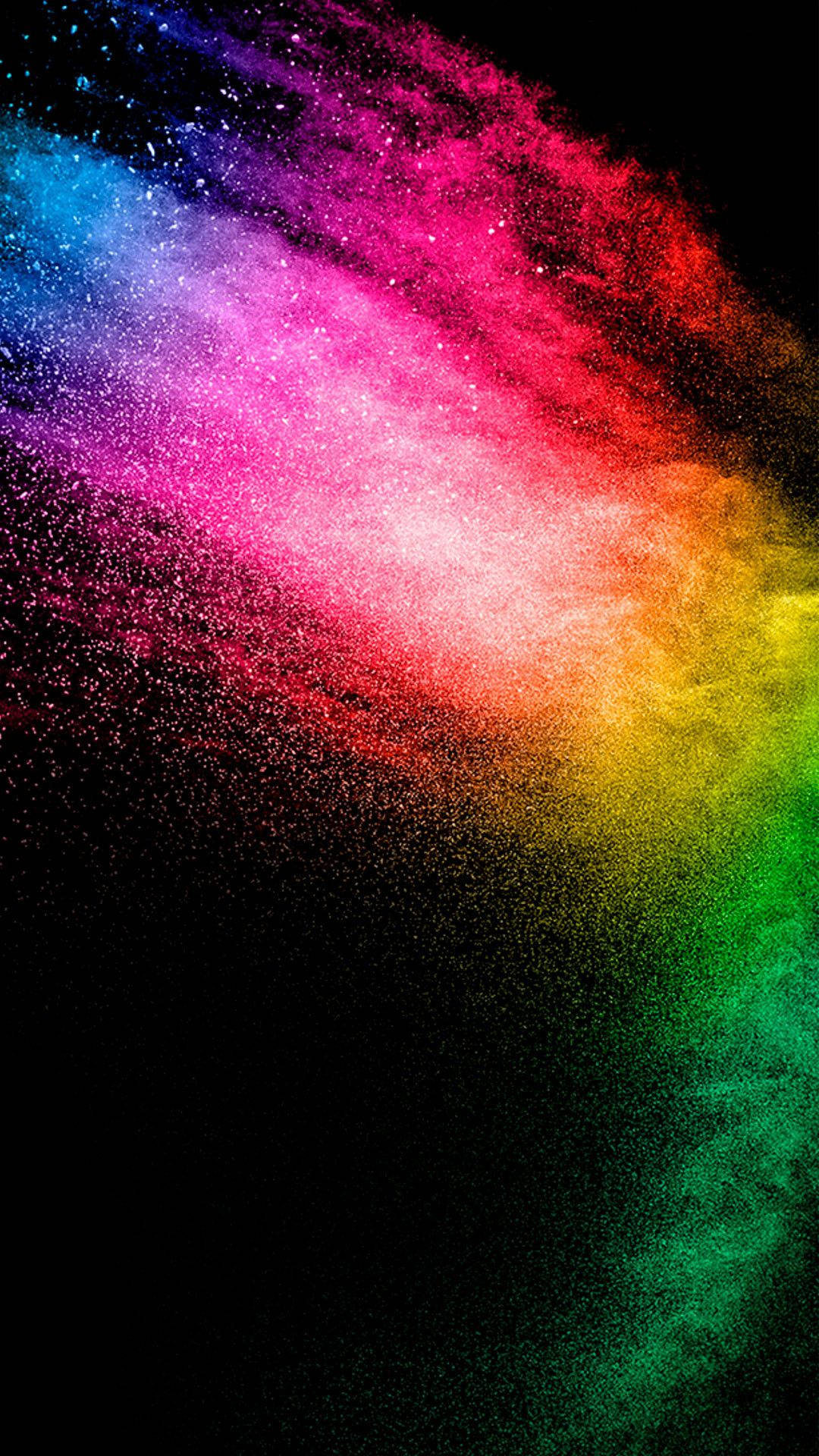Färggladiphone Regnbåge Abstrakt Explosion Wallpaper