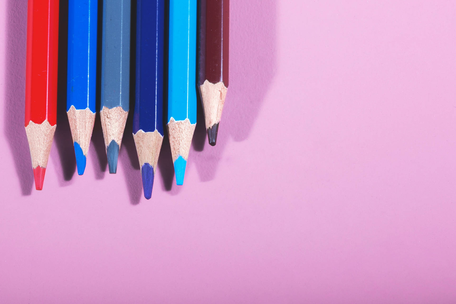 Color Pencils For Study Wallpaper