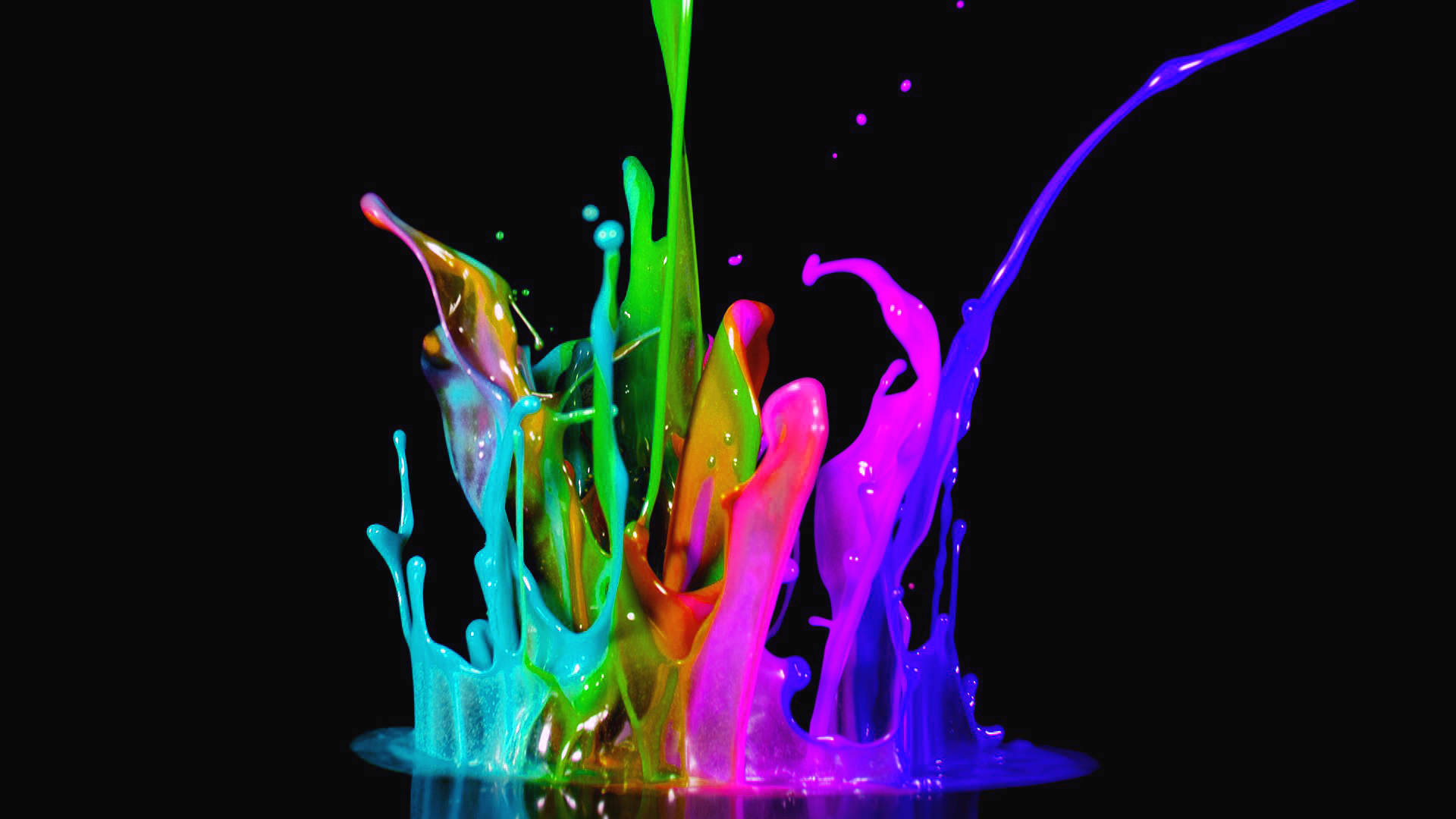 Download Color Splash 3d Laptop Wallpaper 