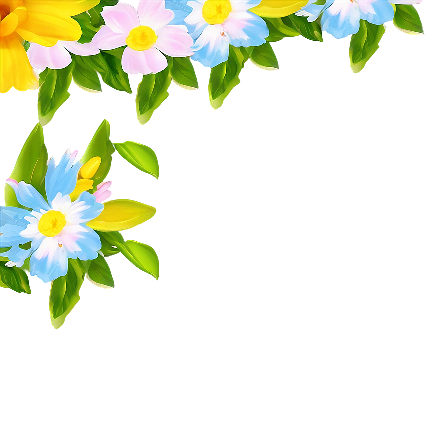 Color Splash Spring Flower Png 06272024 PNG