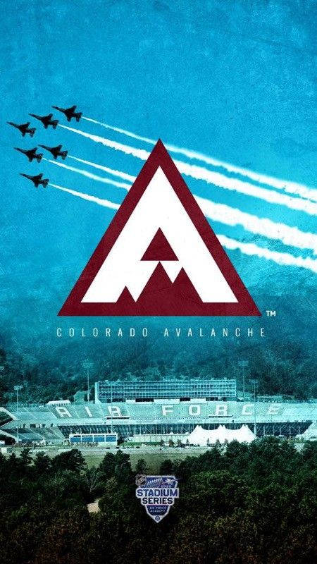 Spectacular Flyover by Air Force during Colorado Avalanche Game Wallpaper