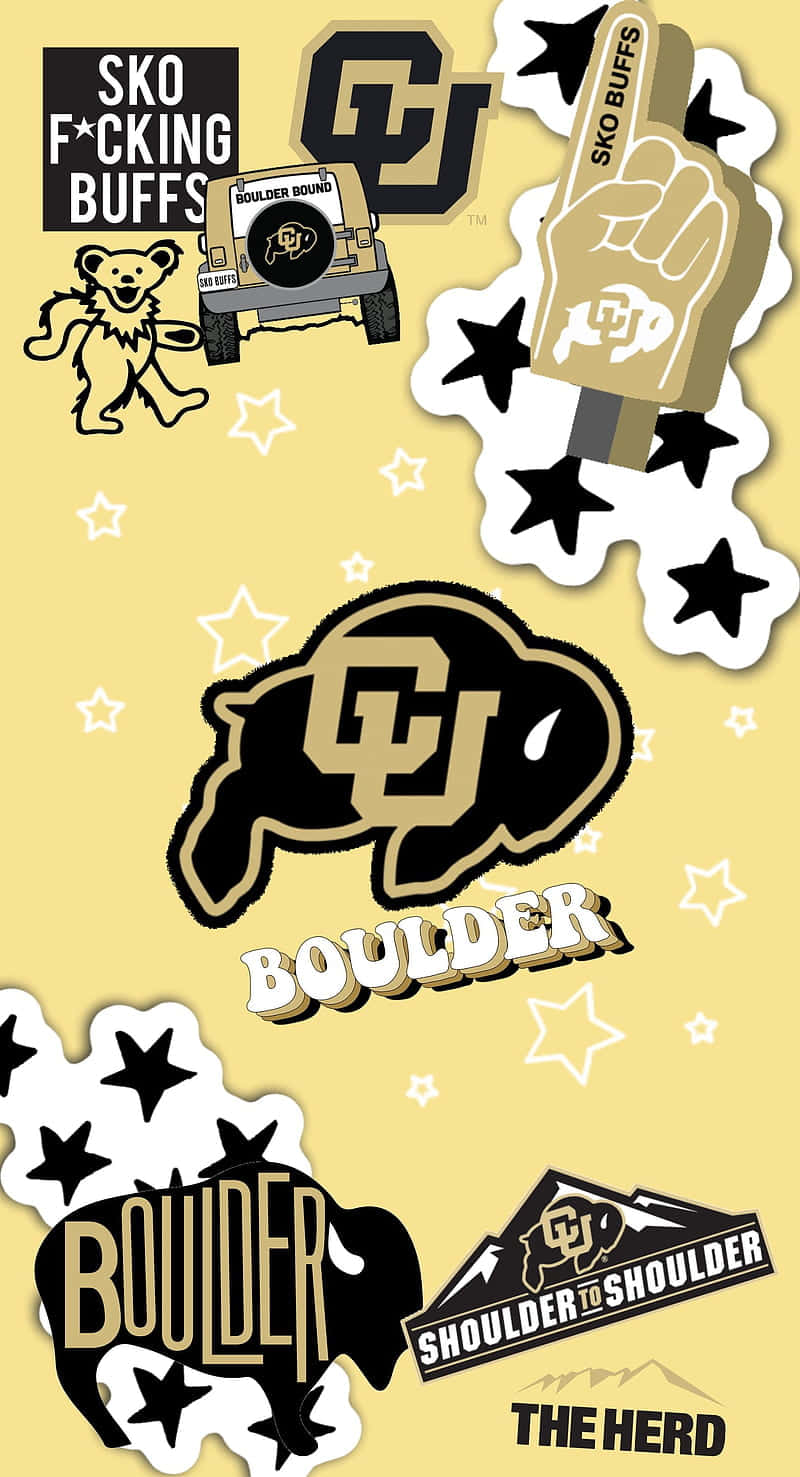 Colorado Buffaloes Fan Stickers Wallpaper