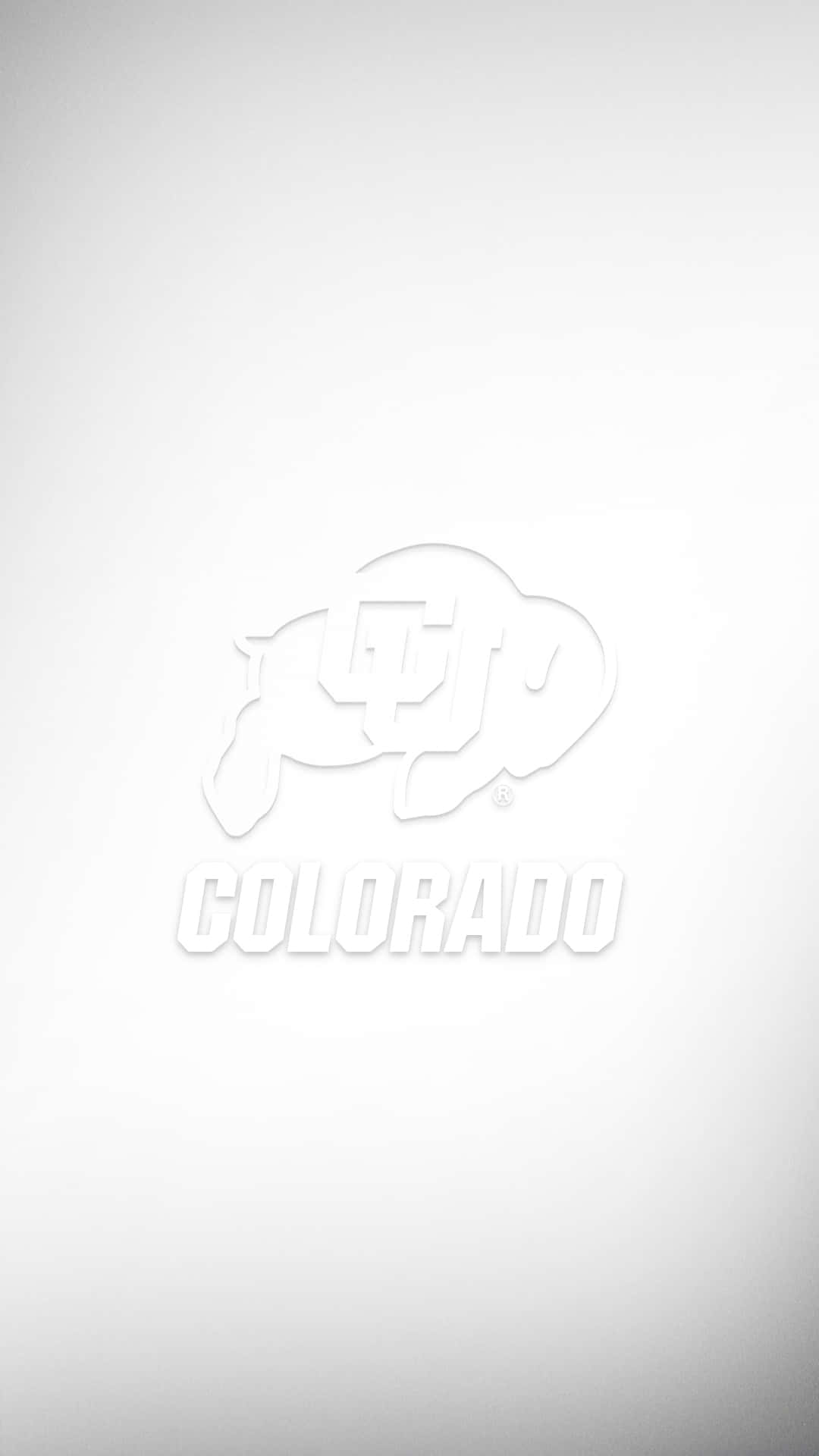 Colorado Buffaloes Logo Embossed Wallpaper
