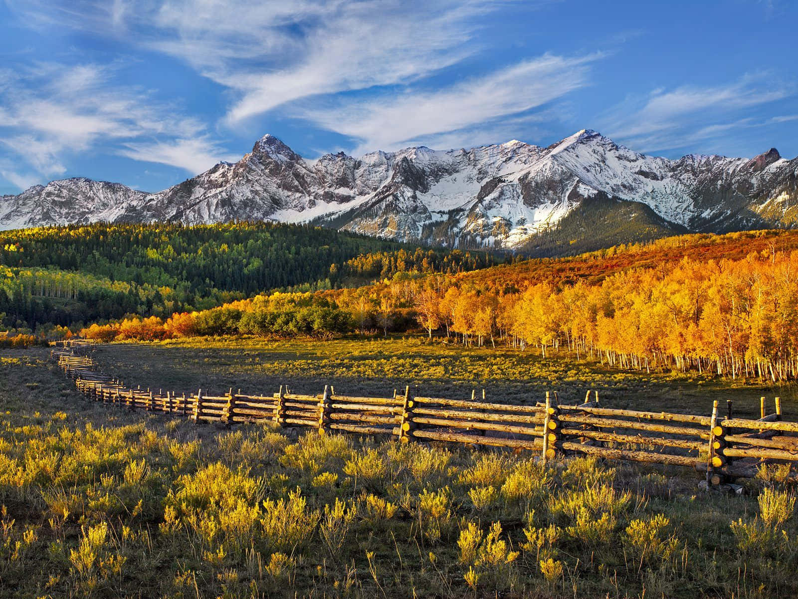 Bright Rocky Mountains Colorado Desktop Wallpaper